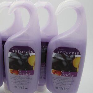 AVON NATURALS Shower Gel PLUM & NECTARINE (X4) & POMEGRANATE & MANGO (X6)